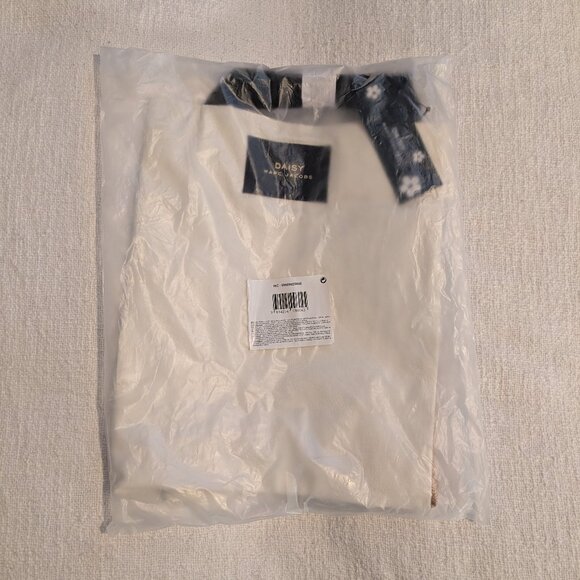 NEW Authentic MARC JACOBS DAISY Tote Bag cream rose gold glitter with tags - Picture 2 of 4